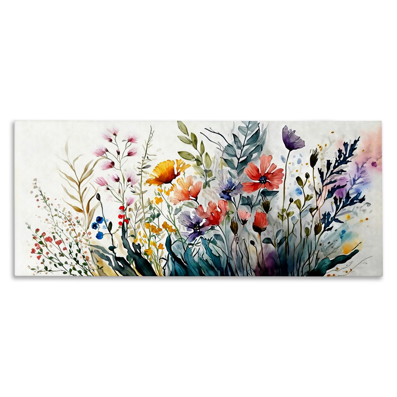 Stupell Industries Bold Floral Hues Blooming Nature Canvas Wall Art